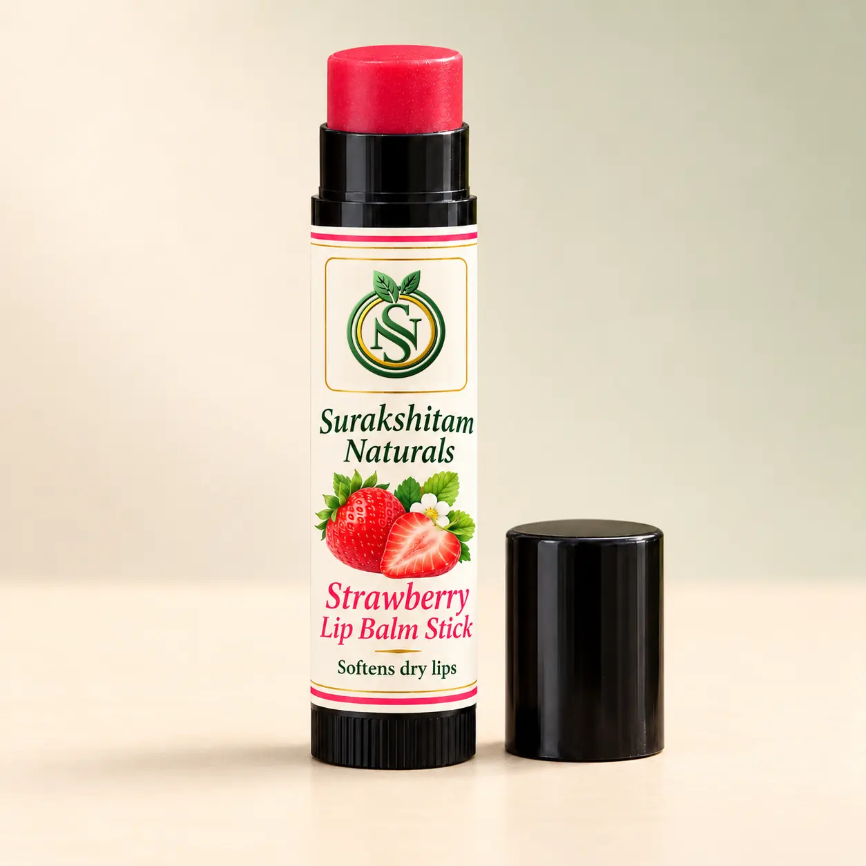 Strawberry Lip Balm Stick — view 1