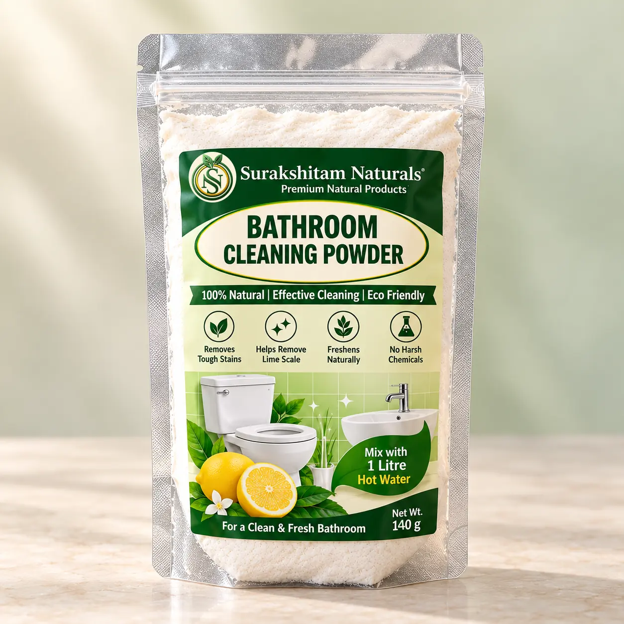Toilet & Bathroom Cleaning Powder — view 1